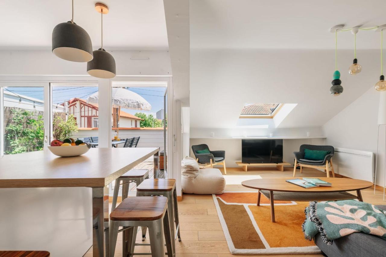 Apartmán Little Bibi Terrace - Cote Des Basques And Private Garage Biarritz Exteriér fotografie